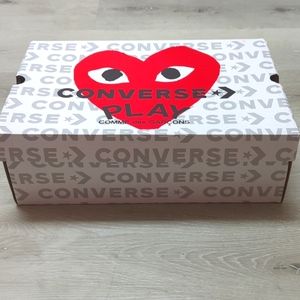 OMME DES GARÇONS PLAYOff-White & Red Converse Edition Chuck Taylor 70 Sneakers